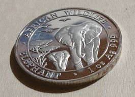 Top Silber Unze: Somalia Elephant 2015 – 999 – ab 1 Fr.
