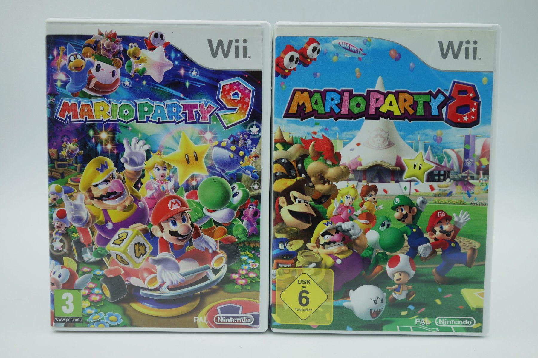 Nintendo Spiele: 2 Mario Party Nintendo Wii Games, 9 + 8 – Gebraucht aus Wil SG von Donaldus