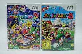 2 Mario Party Nintendo Wii Games, 9 + 8