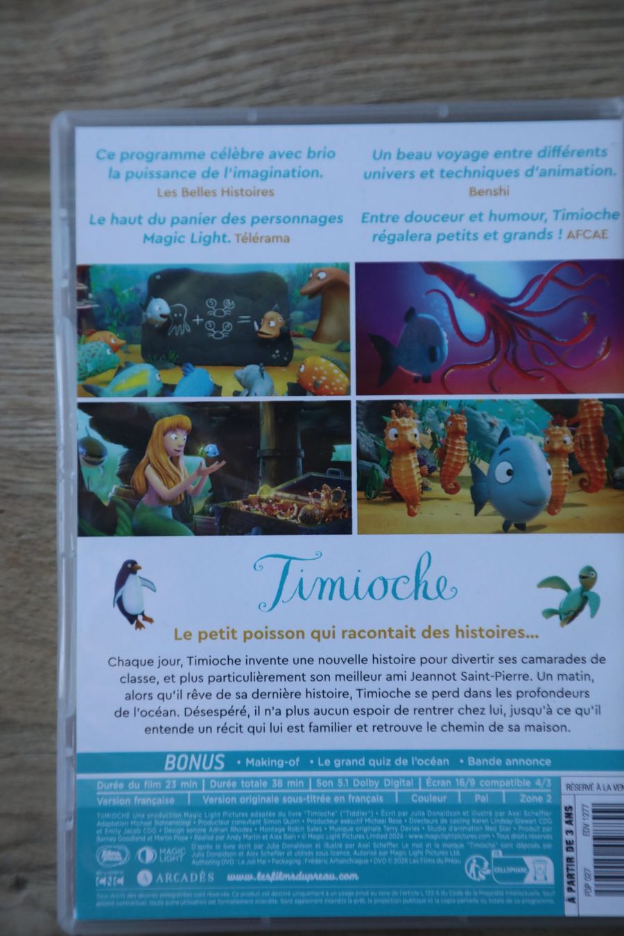 Tutti i DVDs: DVD TIMIOCHE      Français Anglais – Usato da Porrentruy venduto da tupatup 1