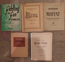 9 Notenhefte mit leichterer Kammermusik, diverse Besetzungen