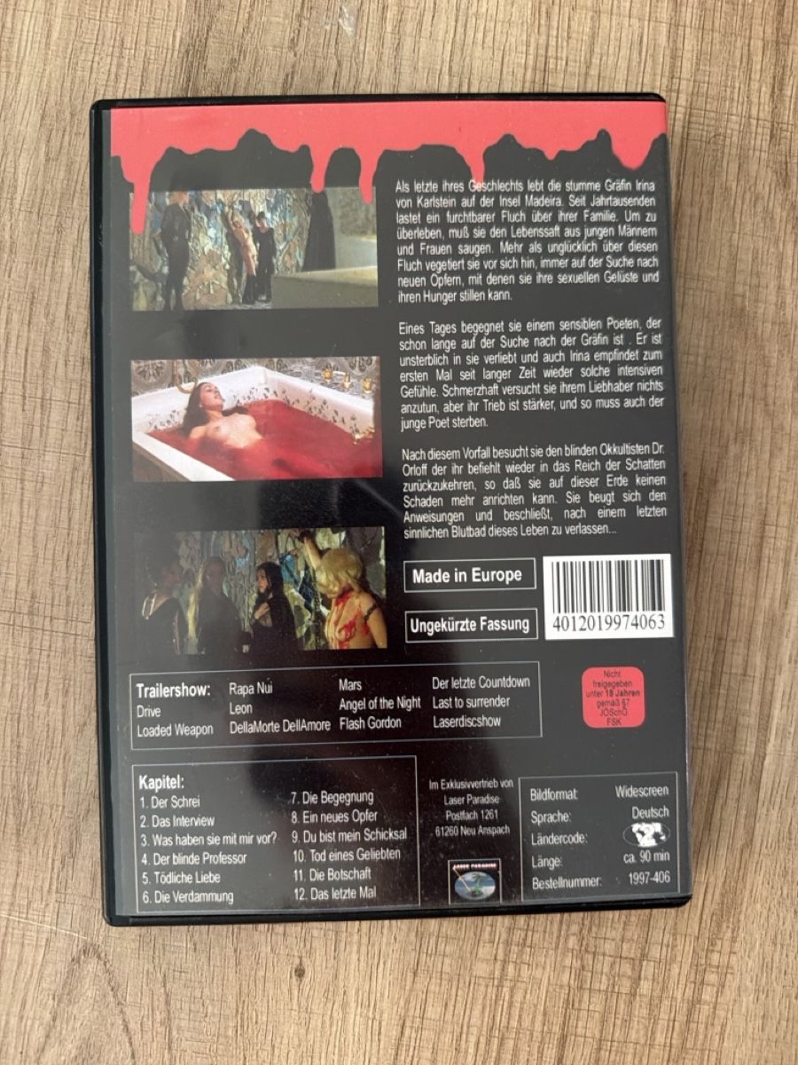 Tutti i DVDs: Jess Franco - Female Vampire (1973) DVD – Usato da Hagendorn venduto da masterchieff 1