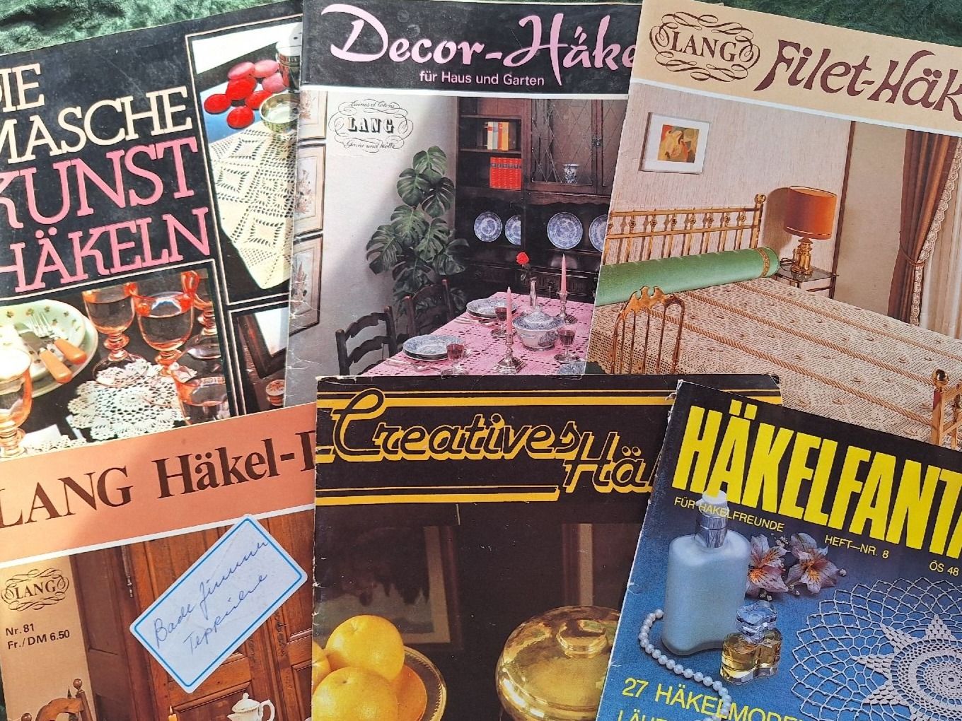 Riviste & Magazine: 6 STK HÄKELHEFTE – Usato da Huttwil venduto da Kunterbuntli
