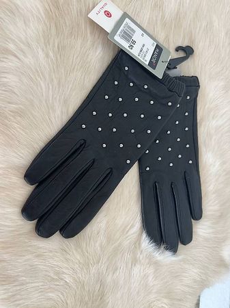 Lederhandschuhe schwarz Neu