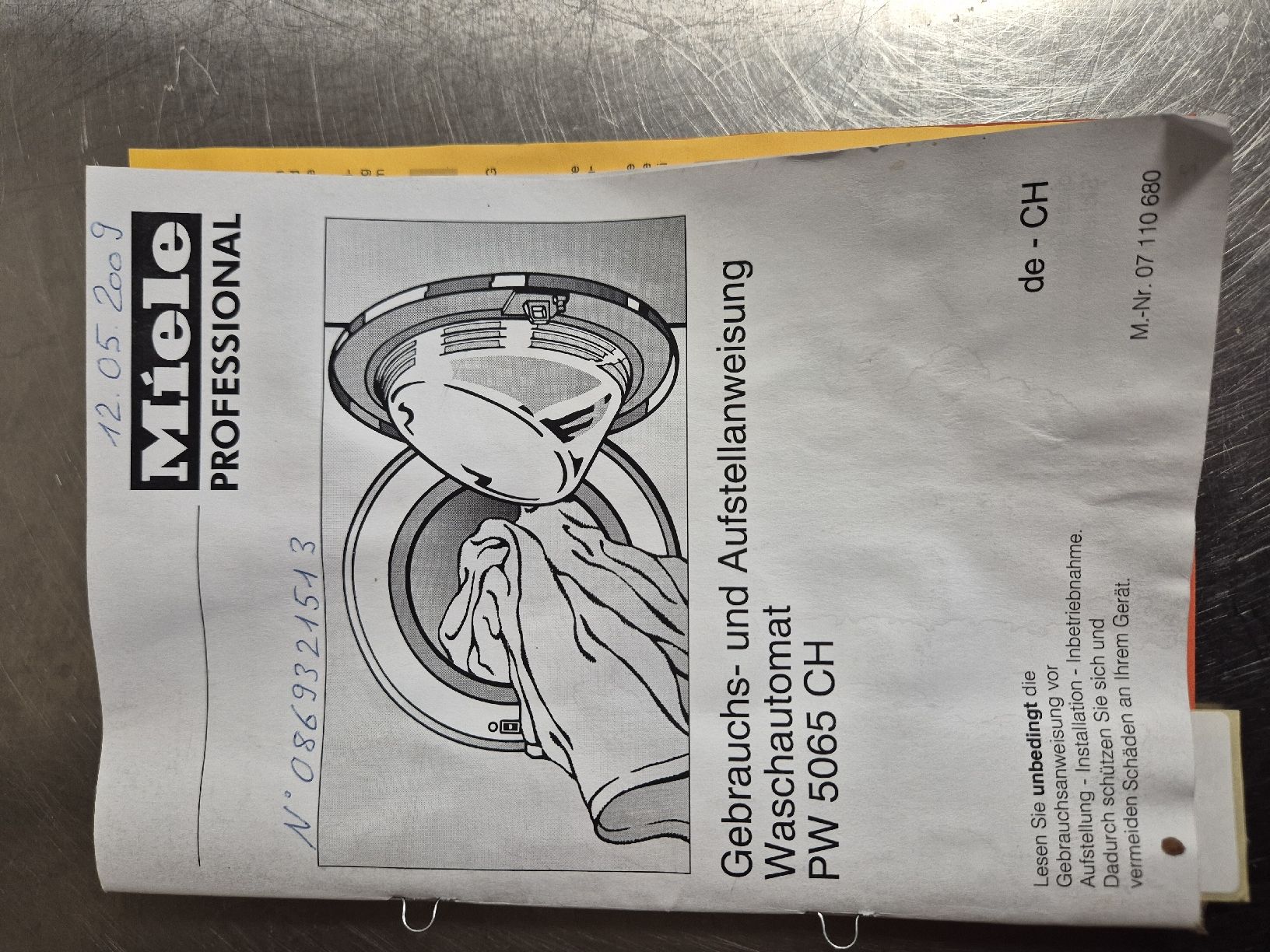 Miele Lavatrici: Waschmaschine Miele Professional PW 5065 CH – Usato da Kriechenwil venduto da BBick 6