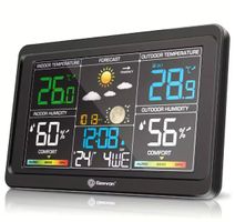 Wetterstation kabelloses Innen und Außenthermometer Kalender