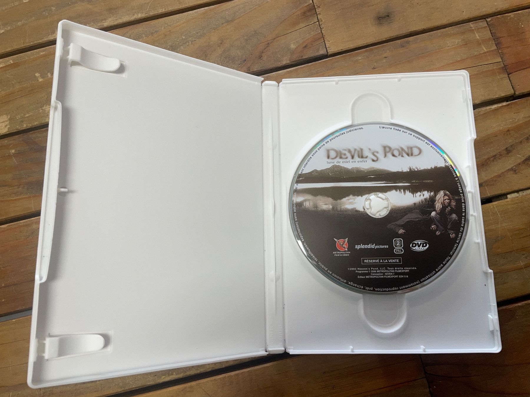 Tous les DVDs: DVD Devil’s pond – D'occasion à moudon par faucheur2 2