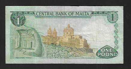 Banknoten: Malta  1  Lira    Gebraucht – Gebraucht aus Gordola von coinsandnotes 1