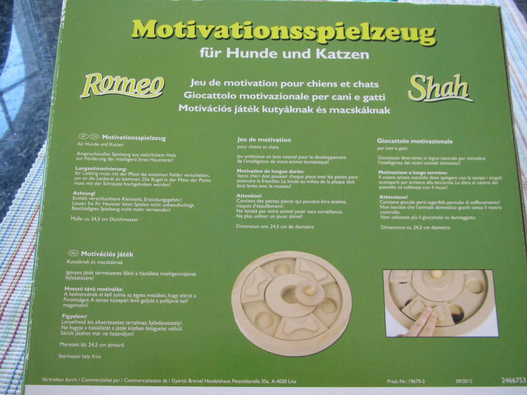 Giochi: JOUET DE MOTIVATION POUR CHIEN OU CHAT – Usato da Murten venduto da Selliot 2