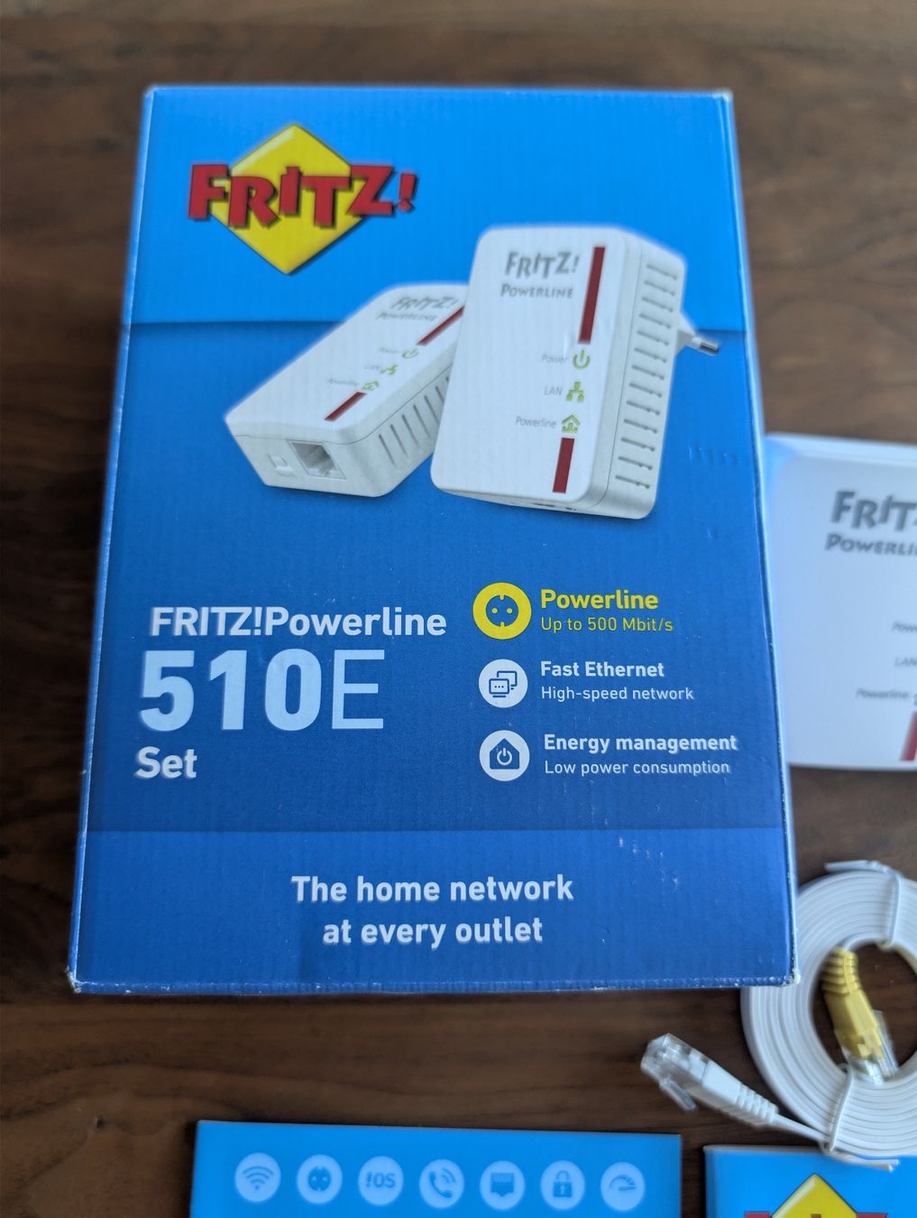 Laufwerke & Adapter: FRITZ!Powerline 510E Set im original Karton – Gebraucht aus Rupperswil von funkygianchi 1