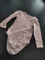 Body Langarm Gr. 98/104, pink gestreift