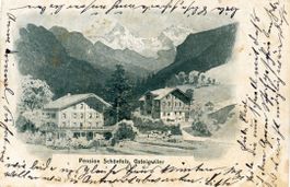 Gsteigwiler  BE  mit Pension Schönfels     um  1 9 0 5