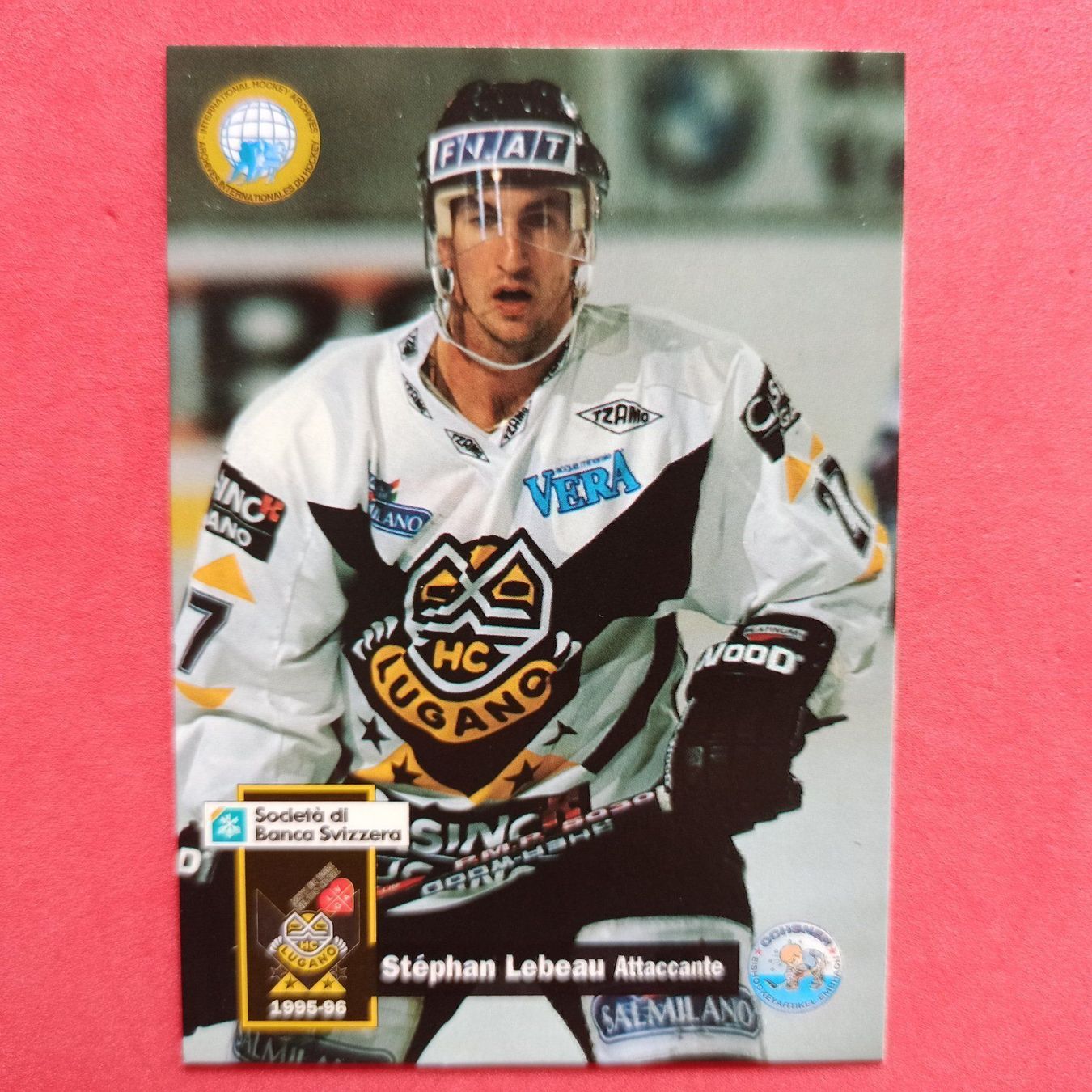 Carte collezionabili: Stèphan Lebeau - HC LUGANO - 1995/96 – Usato da Dübendorf venduto da kb86_MOVIE