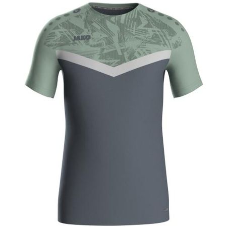 Jako T-Shirt Iconic - anthra light/mintgrün/soft grey (G...