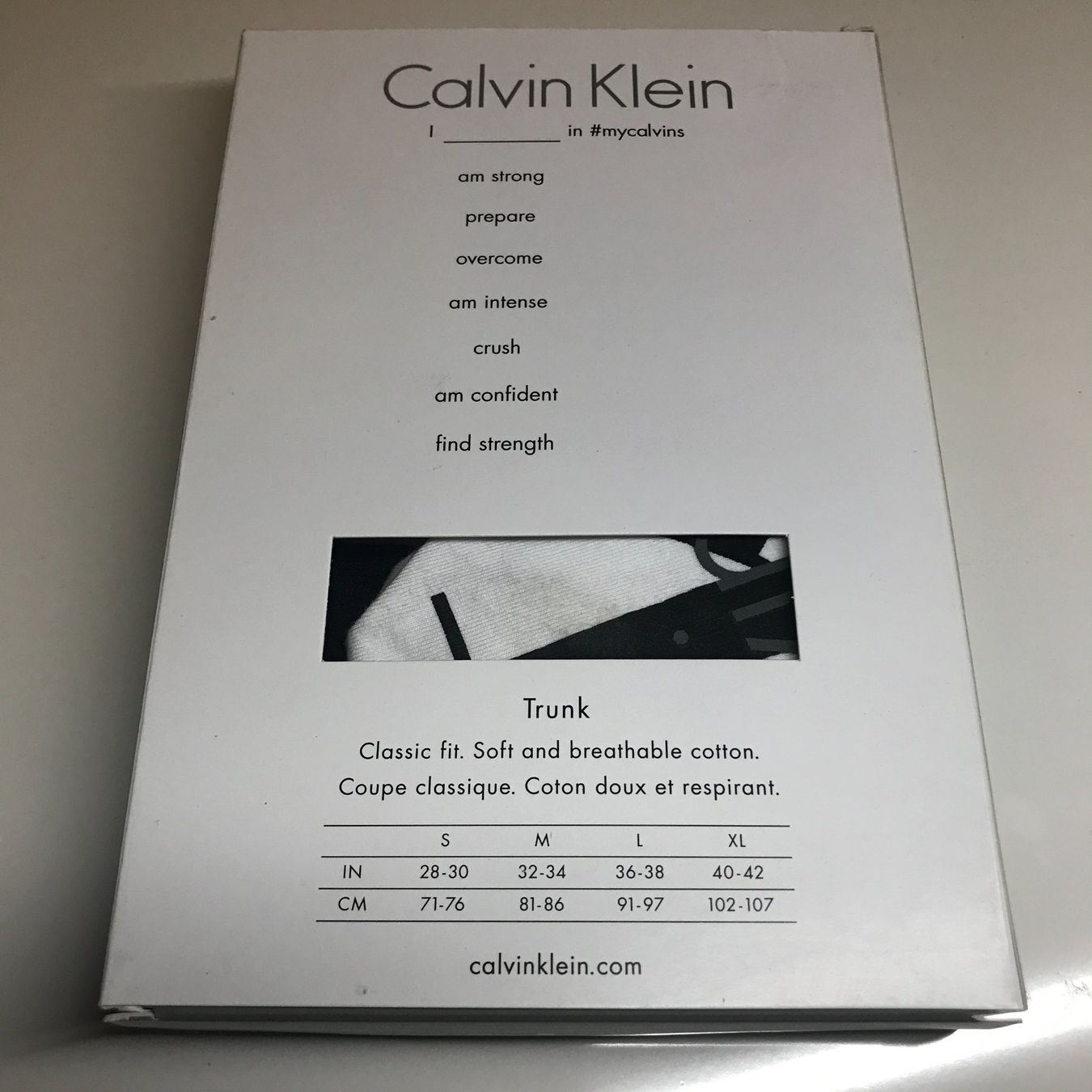 Calvin Klein Unterwäsche: Original Calvin Klein Unterwasche 1 Trunk Gr. S – Neu und originalverpackt aus luzern von ARNI. 2