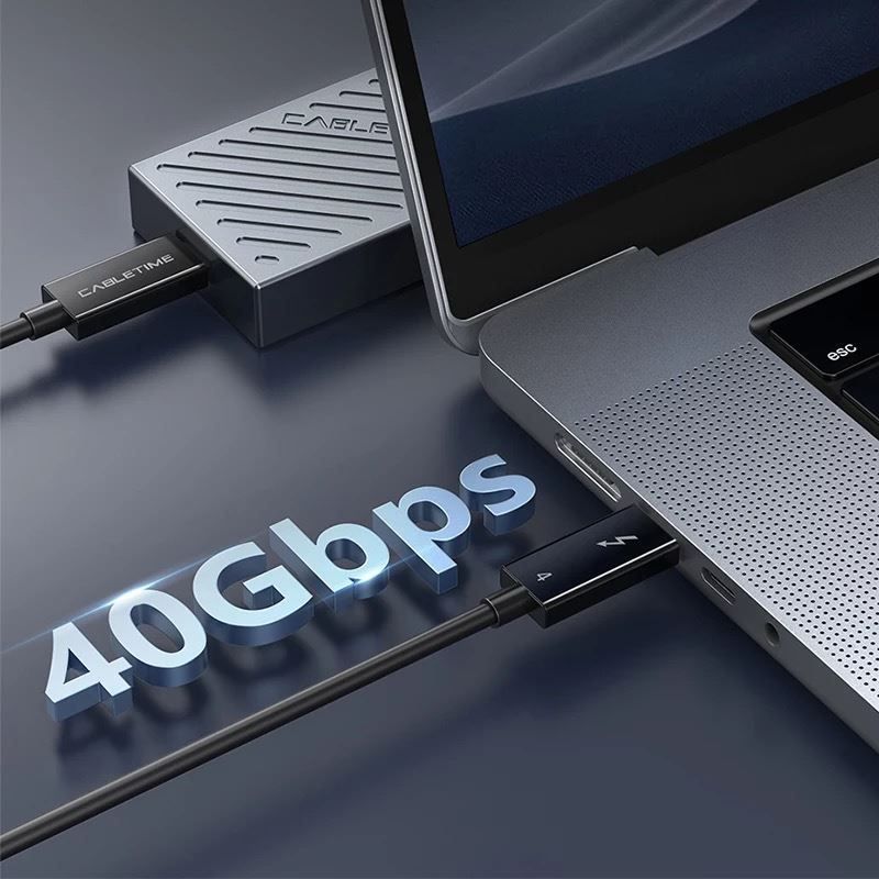 Câbles: Thunderbolt 4 Kabel 40Gbps 2.5m – Neuf avec emballage d'origine à Zürich par Store-247 1