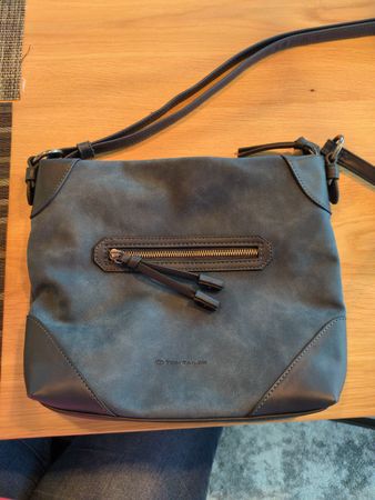 Tom Tailor Handtasche, neuwertig, dunkelblau