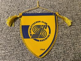 Schlittschuh Club Rheintal 1964 Wimpel Antik SC Rheintal