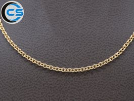 Collier, Ankercollier 750 18 Karat Gelbgold Länge 42cm