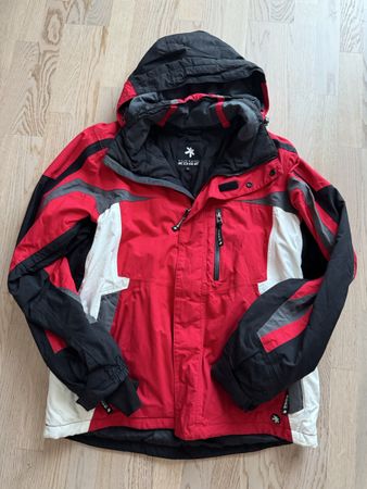 Skijacke Cutting Edge rot schwarz Grösse M akzeptabel