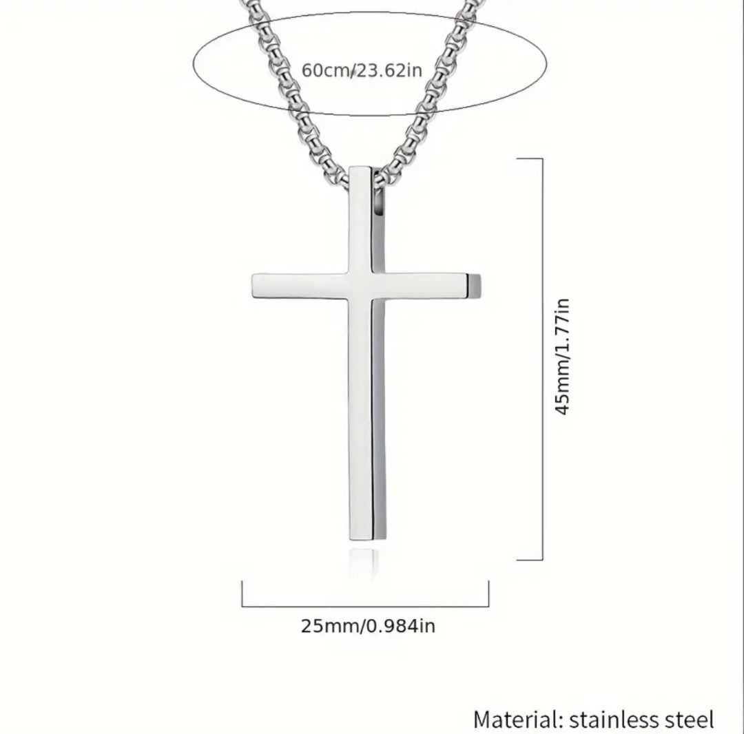Catenine: Collier croix argentée, NEUVE – Nuovo e nell'imballaggio originale da Puidoux venduto da mic_c2fh 1