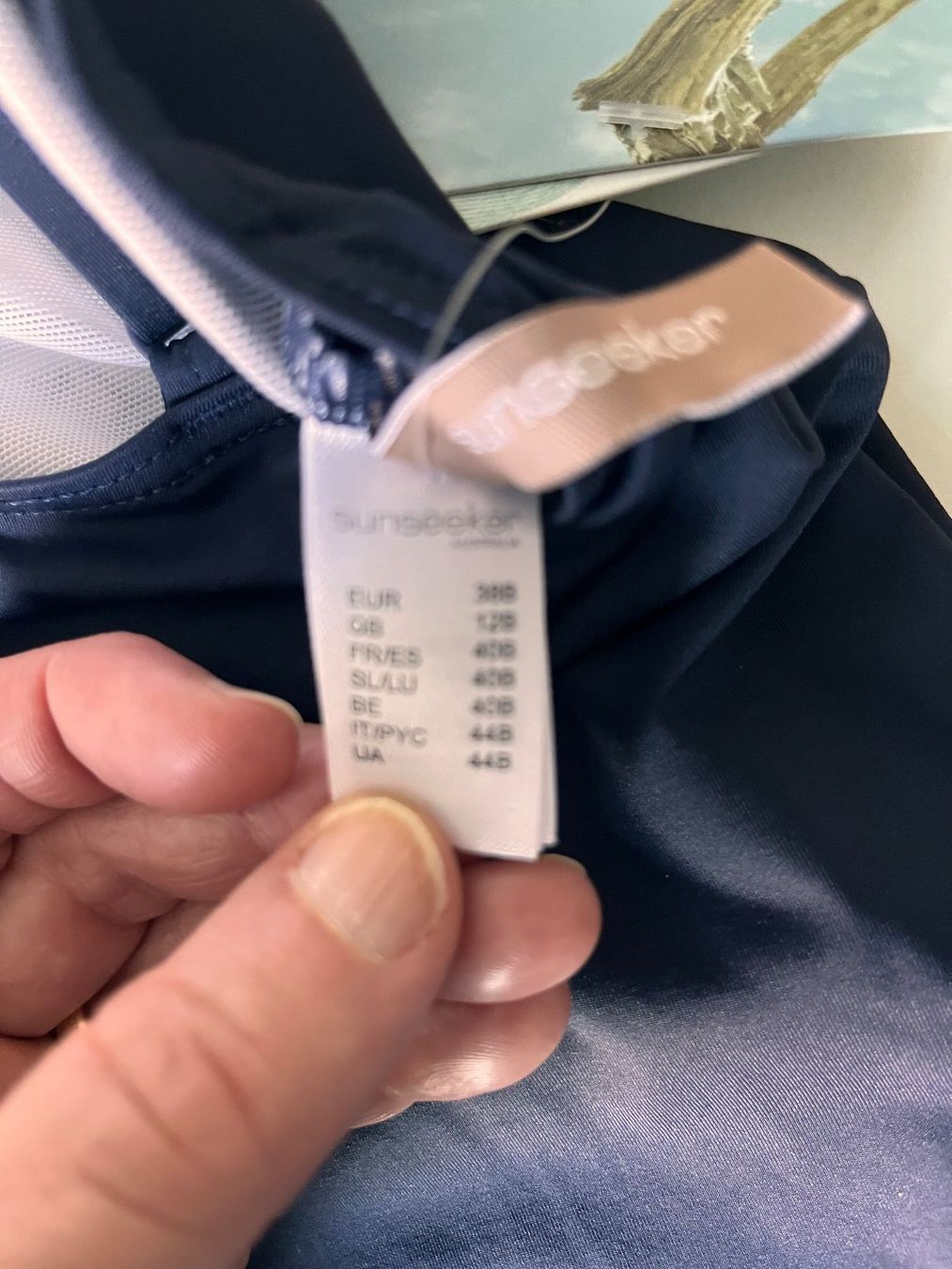 Sunseeker Badekleider & Bikinis: SUNSEEKER, Badekleid, Grösse 36B, Farbe Dunkelblau/gemustert – Neu und originalverpackt aus Rudolfstetten von gst_g7xl 5