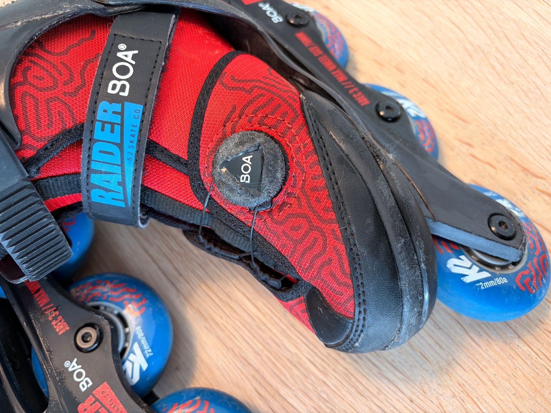 K2 Inline-Skating & Rollschuhe: Rollers K2 Raider Boa rouge noir – Gebraucht aus Payerne von chado1234 3