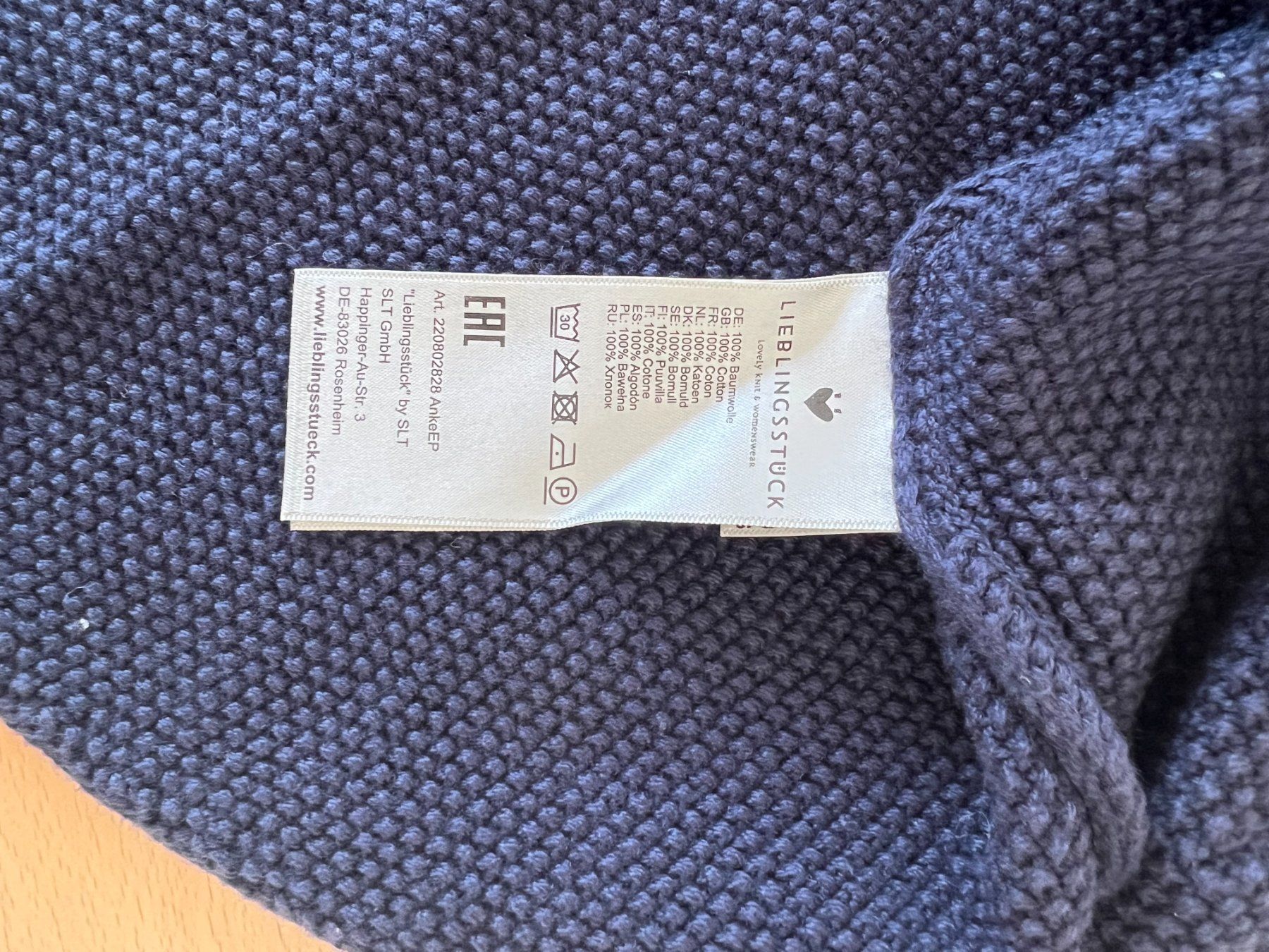 Lieblingsstück Maglioni & Felpe: Lieblingsstueck Pullunder, dunkelblau, Gr. 36 top! – Nuovo (secondo la descrizione) da Ruggell venduto da artemis56 2