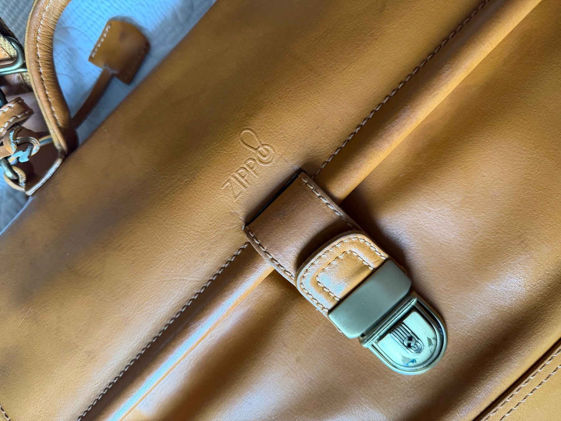 Valigie & Borse: Zipp Ledertasche / Aktentasche - Leder – Usato da Brütten venduto da Rod816 1