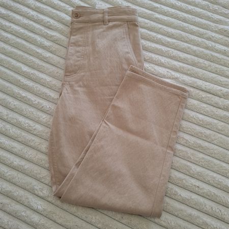 COS – Pantalon beige coupe droite taille 34