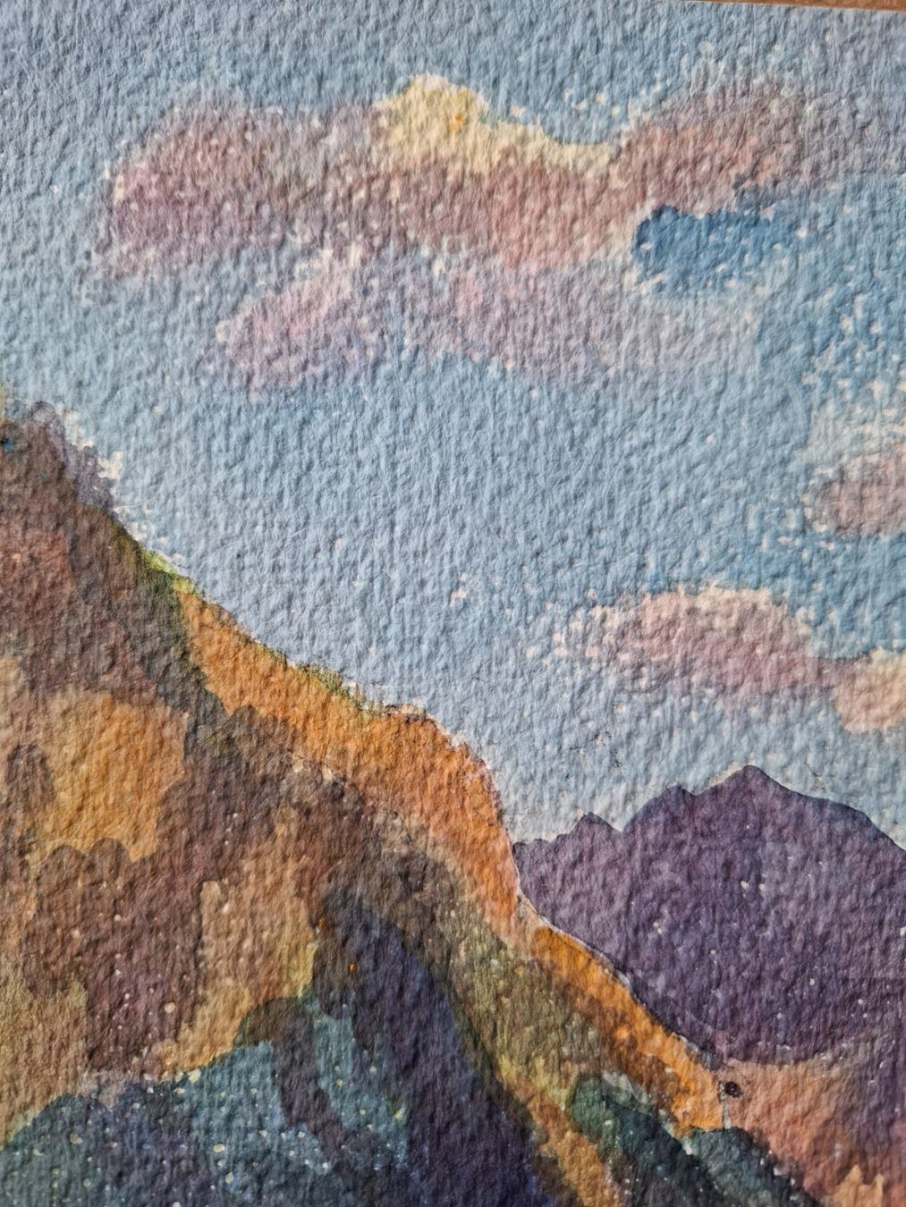 Dipinti: Aquarell Ferdinand Meyer-Streiff Engi Hinterdorf 1929 – Usato da Rheinfelden venduto da Badelus 4
