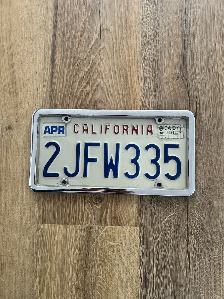 Tutte le decorazioni: Auto Nummernschild Californien – Usato da Riggisberg venduto da mr.redhorn 1