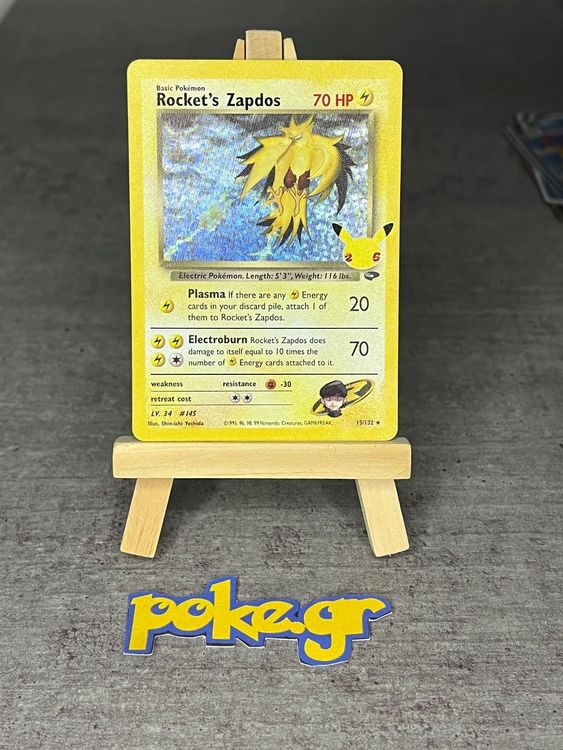 Pokemon Celebrations Rockets Zapdos Holo Classic Collection Kaufen Auf Ricardo 