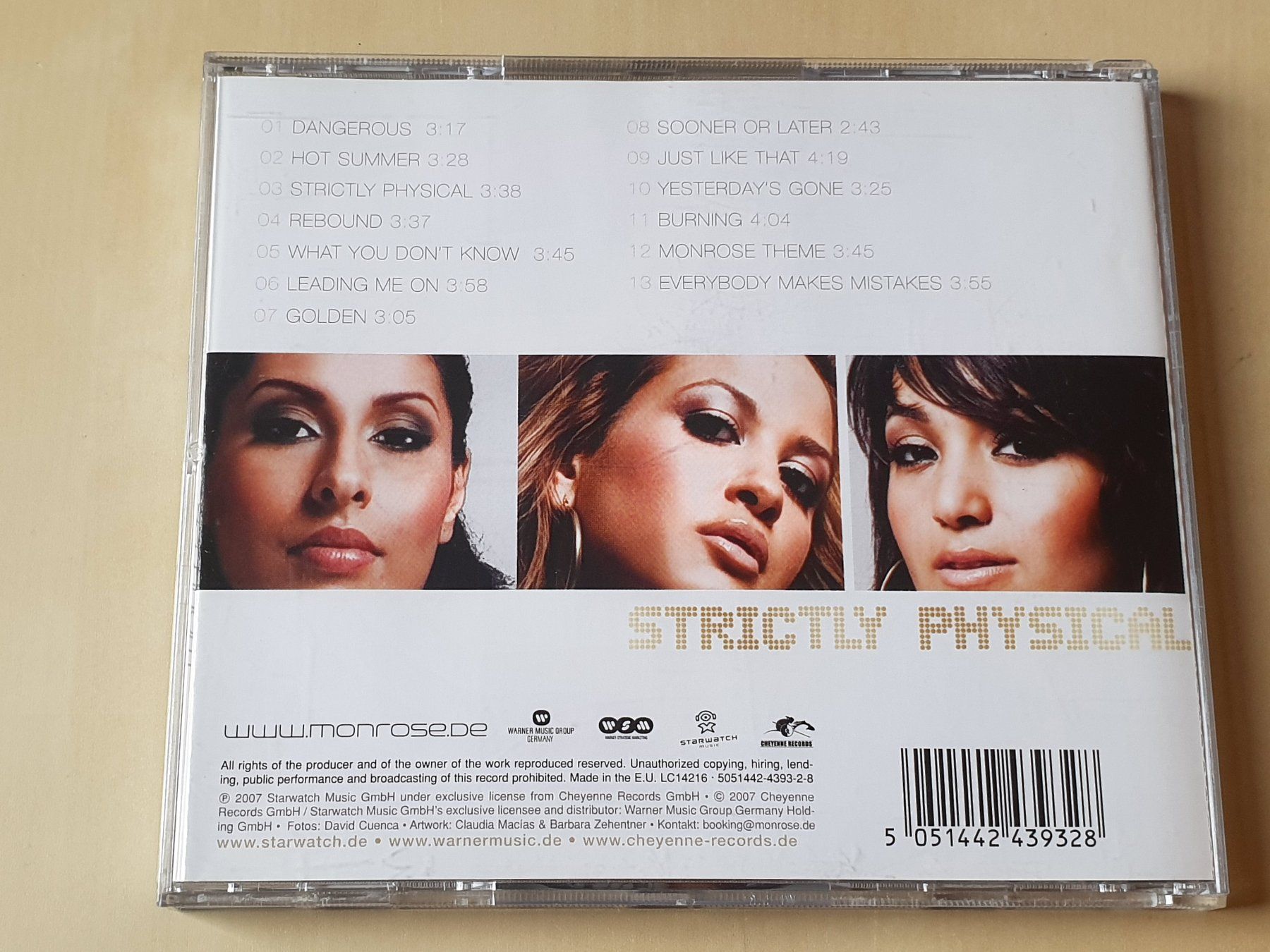 CD: Monrose Strictly Physical – Usato da Stansstad venduto da collectorsshop 1