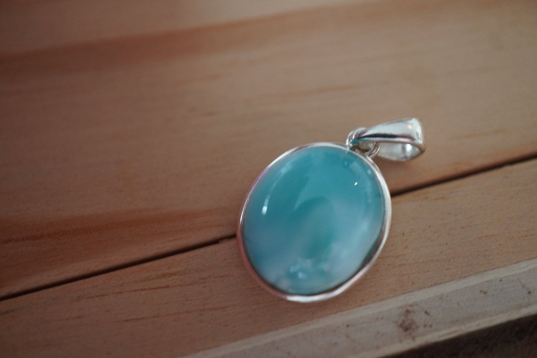 Minerali & Pietre curative: Larimar 925 Silber  Anhänger   by  "TOPSTONE" – Nuovo e nell'imballaggio originale da Eschenbach SG venduto da topstone 7