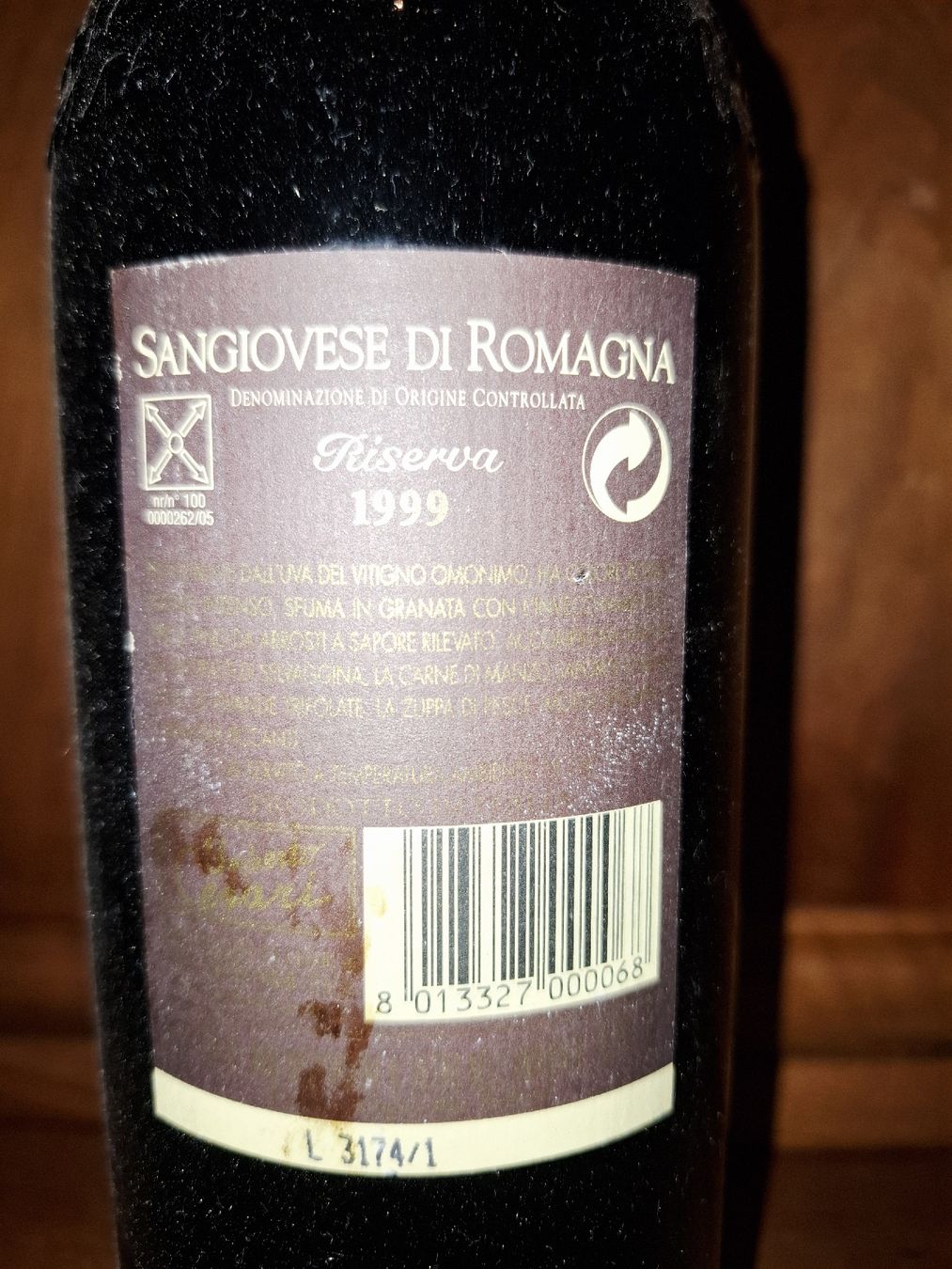 Vins: Rotwein Umberto Cesari Sangiovese di Romagna Riserva 1999🔥 – Neuf avec emballage d'origine à Buochs par TodoAlles 5
