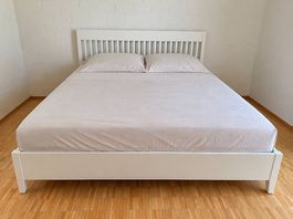 Doppelbett IDANÄS - Länge: 207cm, Breite: 191cm, wie neu