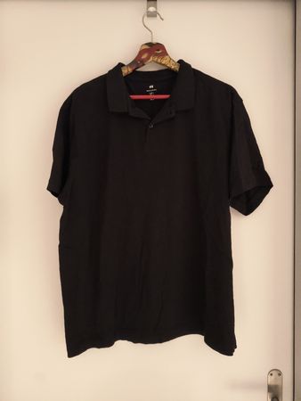 Schwarzes H&M Poloshirt Grösse L Herren