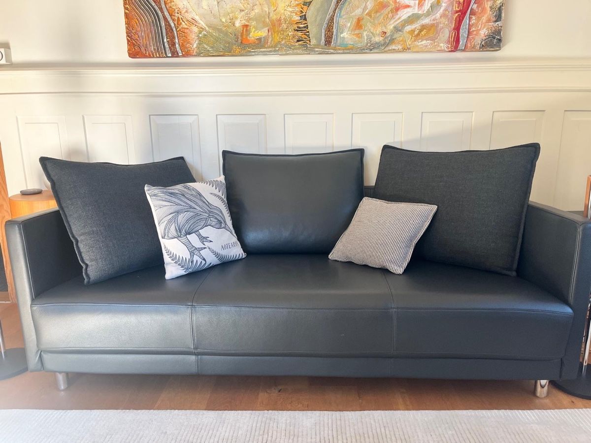 Sofas: Rolf Benz Sofa Leder schwarz – Neuf (Voir description) à Rüschlikon par Manuela_92