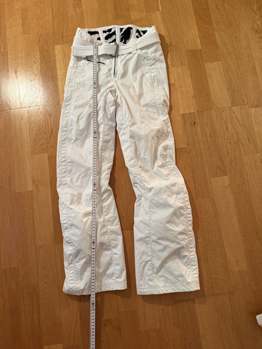 Jet Set Pantaloni: Jet Set White Ski Pants, Size 0 – Usato da Zürich venduto da kuengka 1