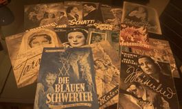 Antike Filmplakate Konvolut 10 Stk. "Die Blauen Schwerter...