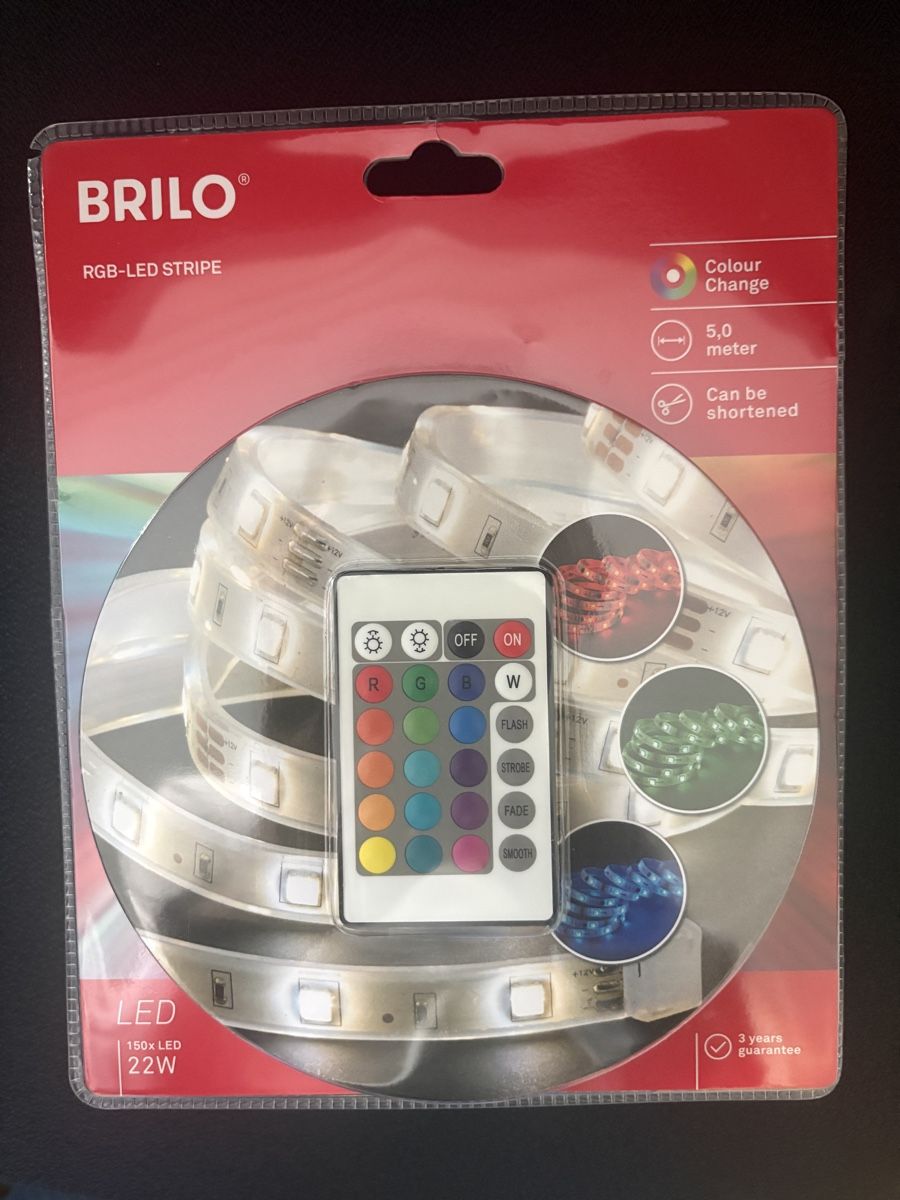 Ghirlande e barre luminose: Brilo RGB LED Stripe 5m, neu & OVP – Nuovo e nell'imballaggio originale da Kreuzlingen venduto da HappyFlamingo