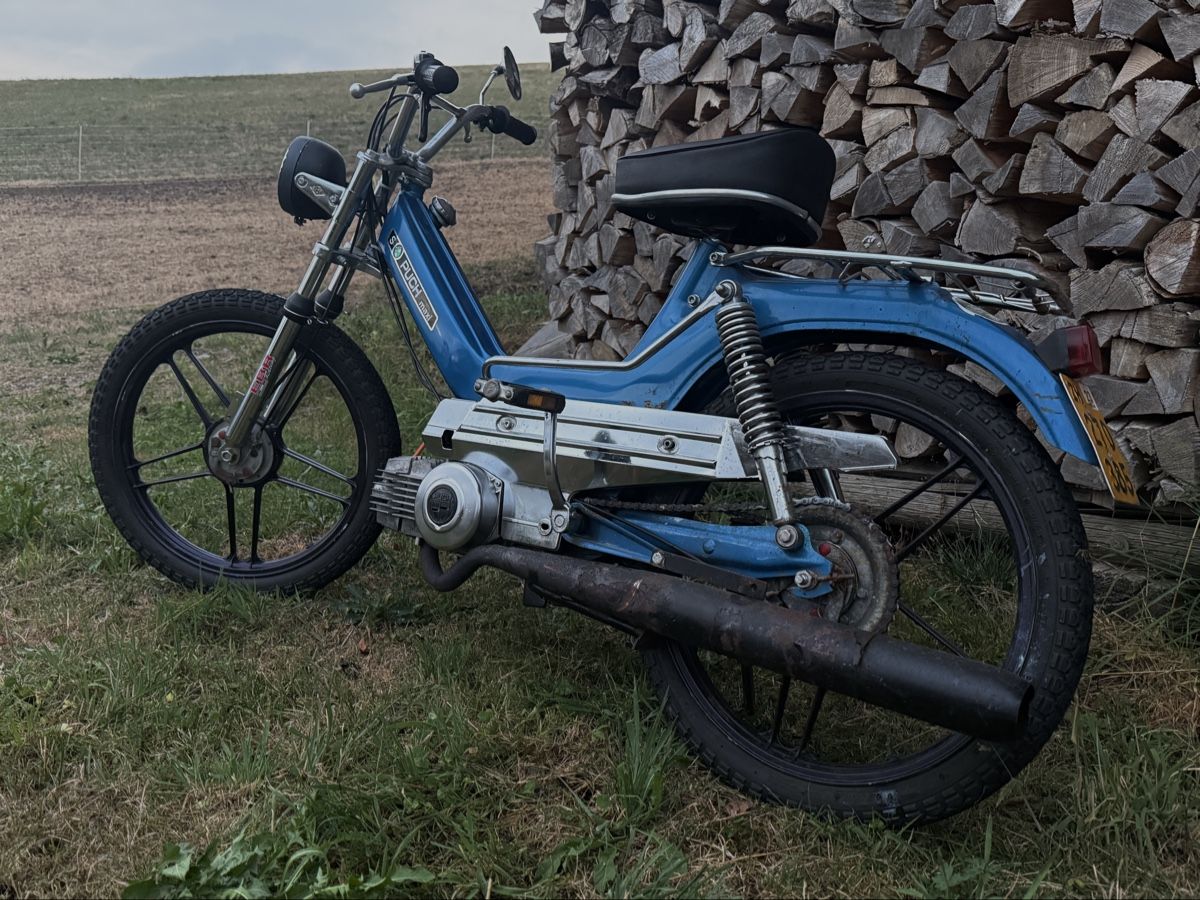 Puch Ciclomotori: Puch Maxi S Mofa blau ab 1.- CHF – Usato da Adetswil venduto da ss3linaa 2