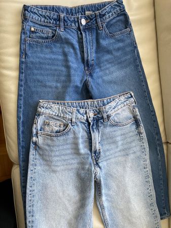 2 Jeans loose fit H&M garçon t. 146
