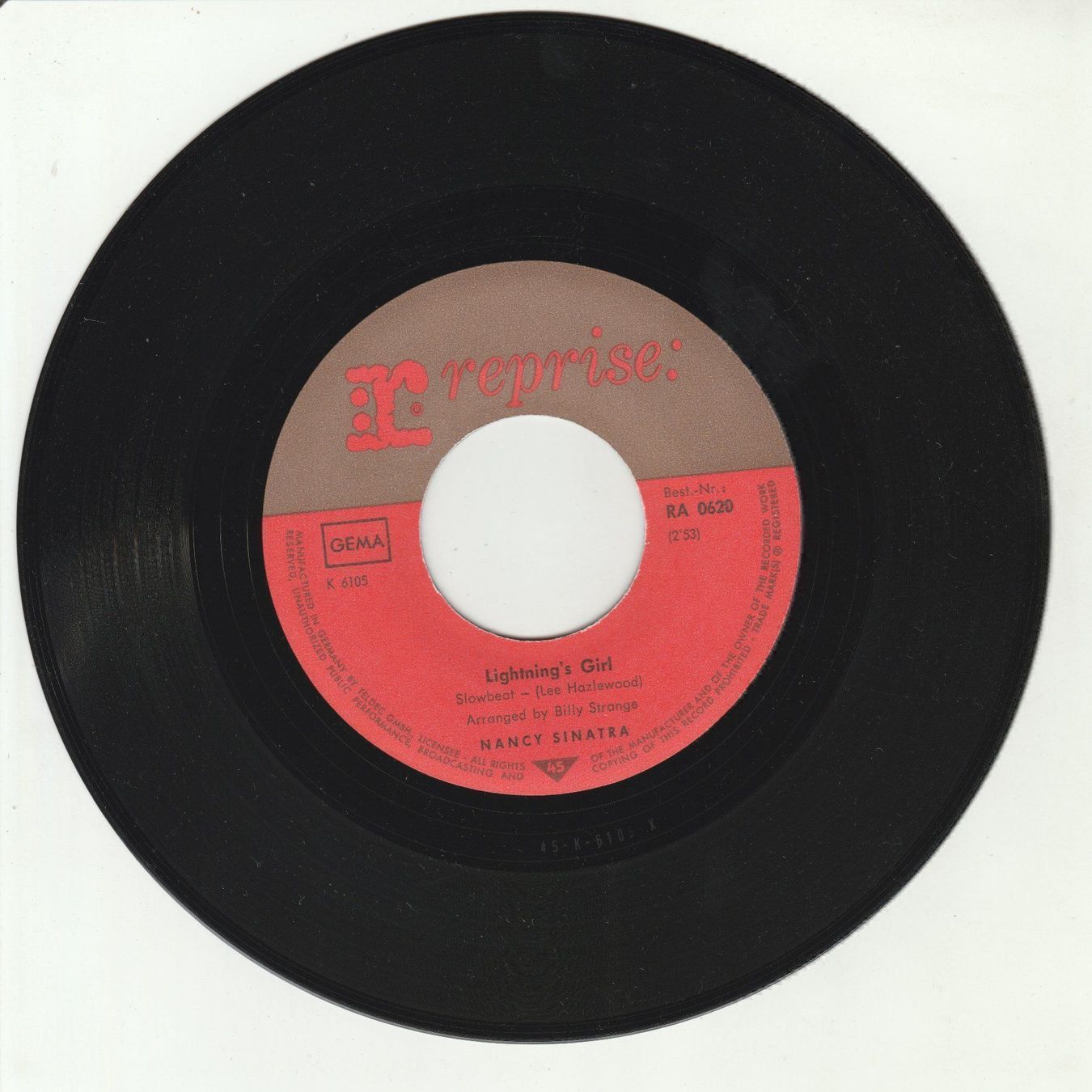 Dischi in vinile: Nancy Sinatra: Lightning's Girl 7" Vinyl – Usato da Tübach venduto da JamesStone 2