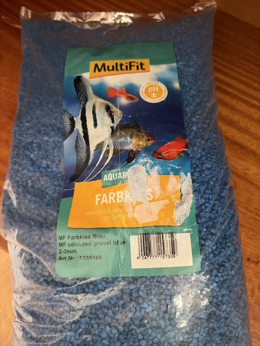 Tutte le decorazioni: Aquarium Kies Blau – Nuovo e nell'imballaggio originale da Dielsdorf venduto da nanita.