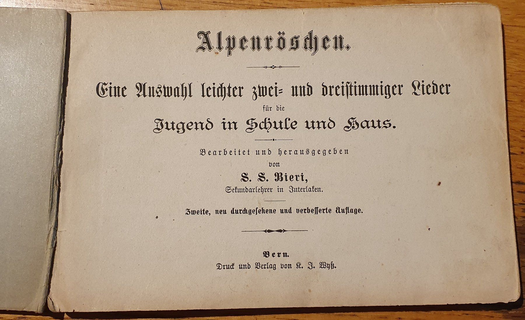 Livres: Alpenröschen - Gesangsbuch, 1877 – D'occasion à Zürich par Vesco01 1