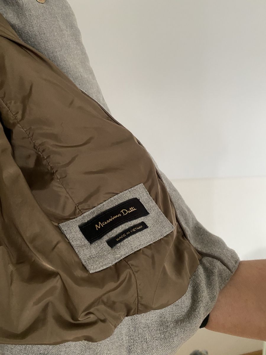 Massimo Dutti Giacche: Massimo Dutti Jacket Grey Quilted Design Size M – Usato da Herrliberg venduto da non_5qdb 3