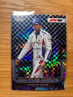 Topps Chrome F1 Carlos Sainz Checkerflag