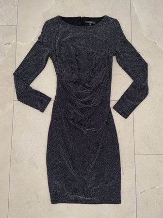 Montego Glitzer Kleid Grau Grösse 34
